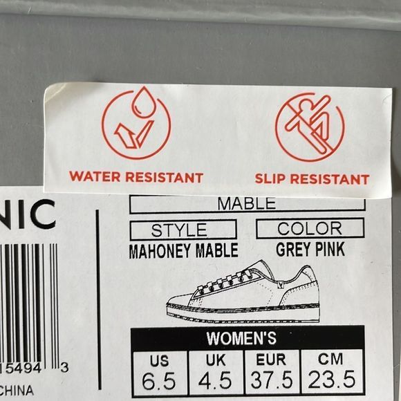 NIB Vionic Pink and Gray Walking Shoes Size 6.5 - Picture 9 of 9